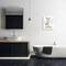 Stupell Industries Funny Cat & Toilet Canvas Wall Art Design by Deb Strain